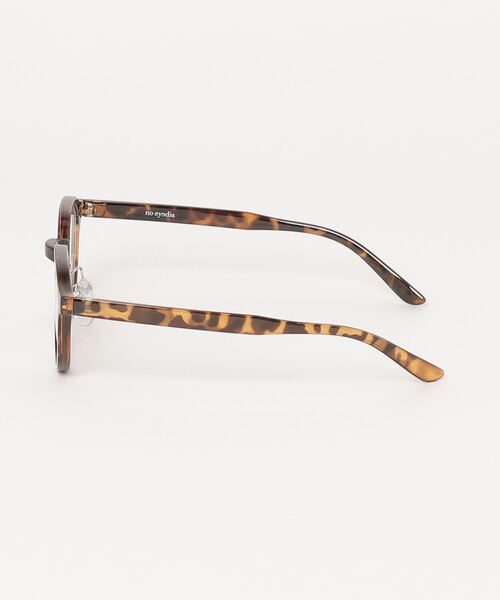 NOEYEDIA（ノーアイディア）の「【NOEYEDIA】ボストンクリアレンズサングラス 眼鏡 NE-430（メガネ・レディース・ブラック/ブラウン/ライトブラウン/ライトグレー・FREE）」の6枚目の写真