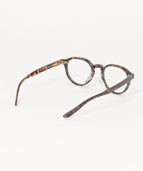 NOEYEDIA（ノーアイディア）の「【NOEYEDIA】ボストンクリアレンズサングラス 眼鏡 NE-430（メガネ・レディース・ブラック/ブラウン/ライトブラウン/ライトグレー・FREE）」の7枚目の写真