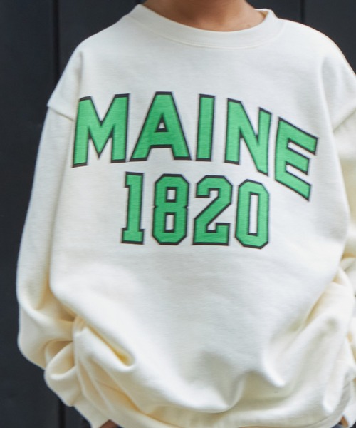 PAIRMANON STREET（ペアマノンストリート）の「【PAIRMANON STREET】グラフィックプリント オーバサイズ トレーナー（スウェット・キッズ・ブラック系その他2/ブラック系その他/マスタード/レッド系その他/ブラック系その他4/ピンク系その他/ブルー系その他2/ブルー系その他/グレー系その他/ブラック系その他3/グリーン系その他/ブラウン系その他/イエロー系その他/レッド系その他2/グリーン系その他2/グレー系その他3/グレー系その他4/グレー系その他2/ホワイト系その他/ブルー系その他3・140/120/150/100/90/130/110）」の21枚目の写真