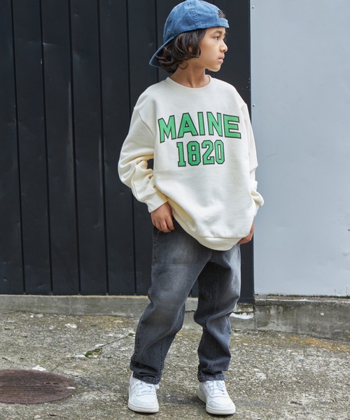 PAIRMANON STREET（ペアマノンストリート）の「【PAIRMANON STREET】グラフィックプリント オーバサイズ トレーナー（スウェット・キッズ・ブラック系その他2/ブラック系その他/マスタード/レッド系その他/ブラック系その他4/ピンク系その他/ブルー系その他2/ブルー系その他/グレー系その他/ブラック系その他3/グリーン系その他/ブラウン系その他/イエロー系その他/レッド系その他2/グリーン系その他2/グレー系その他3/グレー系その他4/グレー系その他2/ホワイト系その他/ブルー系その他3・140/120/150/100/90/130/110）」の22枚目の写真