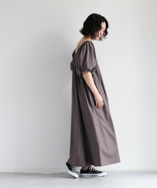 cepo(セポ)の「2WAYスリーブオフショルダーワンピース(ワンピース・レディース・チャコール/モカ・M)」の21枚目の写真