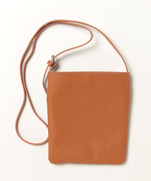 バルコス ダイヤモンドエンボスレザーポシェット レディース ONESIZE ブラック