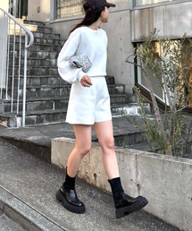 CIAOPANIC TYPY（チャオパニックティピー）の「【WEB限定】【in a good mood】ボリュームスリーブニットセットアップ（アンサンブル）」
