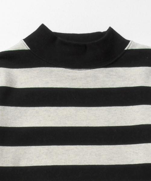 BEAMS BOY（ビームスボーイ）の「BEAMS BOY / 3.5cmボーダー ハイネック ワンピース（ワンピース・レディース・ブラック/ネイビー・ONE SIZE）」の5枚目の写真