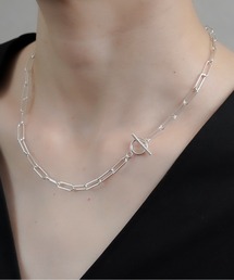 ISOLATION | 【ISOLATION / アイソレーション】Silver925 Rectangle Chain Necklace / シルバー925 レクタングルチェーンネックレス(ネックレス)