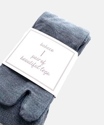 Babaco ババコ ウールタビタイツ ブラック babaco（ババコ）の「【babaco/ババコ】Fine Merino Wool TABI tights