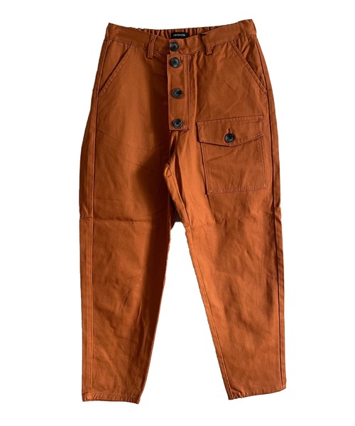 BEATJIVE（ビートジャイブ）の「カーゴパンツ スリム ミリタリーパンツ サルエル  テーパード メンズ（カーゴパンツ・メンズ・ライトブラウン/グリーン/ブラック・3/2）」の12枚目の写真
