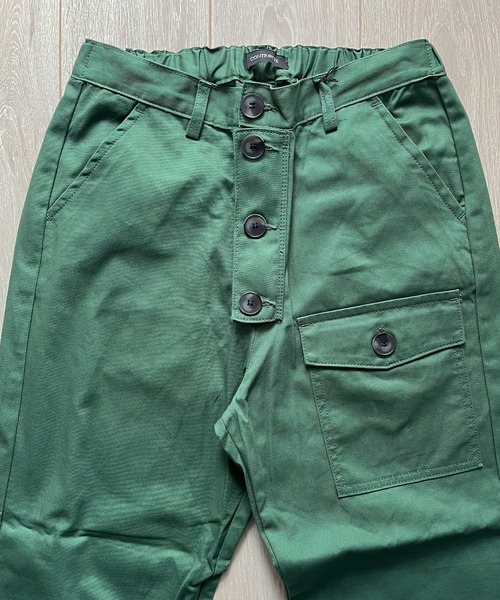 BEATJIVE（ビートジャイブ）の「カーゴパンツ スリム ミリタリーパンツ サルエル  テーパード メンズ（カーゴパンツ・メンズ・ライトブラウン/グリーン/ブラック・3/2）」の14枚目の写真