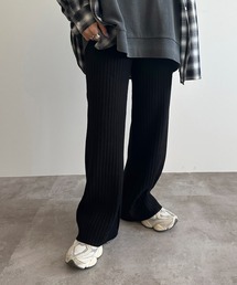 apres jour mignon | リブニットパンツ【ZOZOTOWN限定アイテム】(その他パンツ)