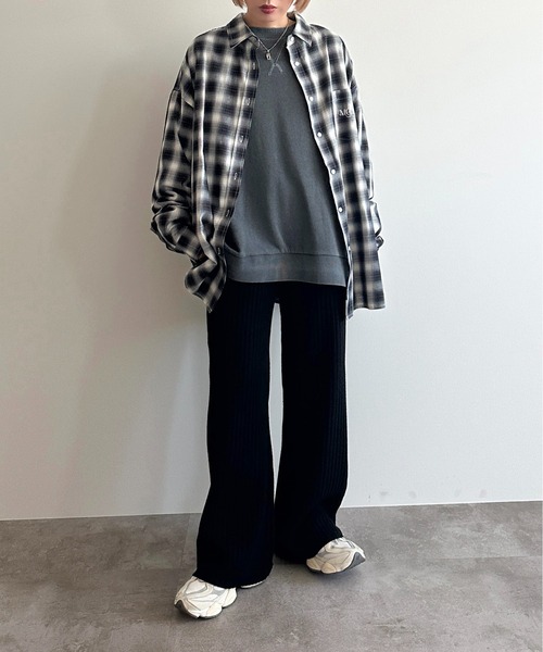 apres jour mignon（アプレジュールミニョン）の「リブニットパンツ【ZOZOTOWN限定アイテム】（その他パンツ・レディース・ブラック/グリーン/グレイッシュベージュ/アイボリー・SMALL/MEDIUM/X-LARGE）」の10枚目の写真