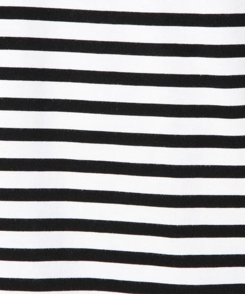 MONKEY TIME（モンキータイム）の「＜monkey time＞ サイドボタン ボーダーカットソー◆（Tシャツ/カットソー・メンズ・ブラック/オリーブ・X-LARGE/MEDIUM/LARGE/SMALL）」の6枚目の写真