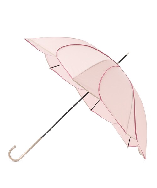 SHOO・LA・RUE（シューラルー）の「【長傘/because】バイカラーパイピングアンブレラ（長傘・レディース・アイボリー/ベージュ/ライトパープル/ブルー系その他/ピンク系・00）」の5枚目の写真