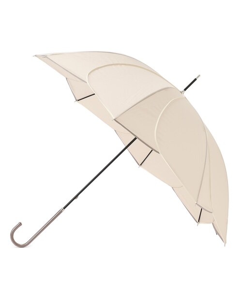 SHOO・LA・RUE（シューラルー）の「【長傘/because】バイカラーパイピングアンブレラ（長傘・レディース・アイボリー/ベージュ/ライトパープル/ブルー系その他/ピンク系・00）」の2枚目の写真