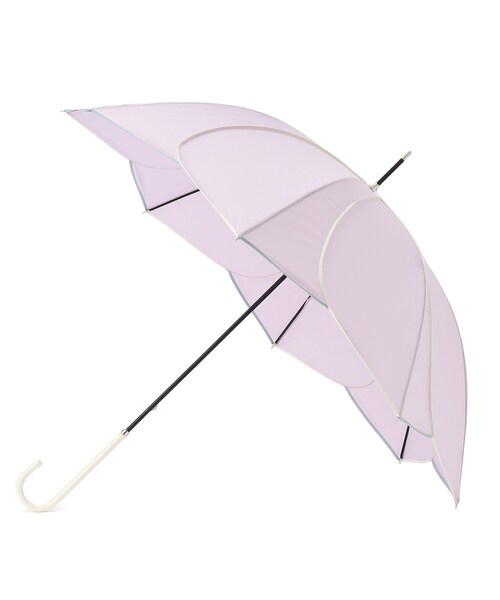 SHOO・LA・RUE（シューラルー）の「【長傘/because】バイカラーパイピングアンブレラ（長傘・レディース・アイボリー/ベージュ/ライトパープル/ブルー系その他/ピンク系・00）」の4枚目の写真