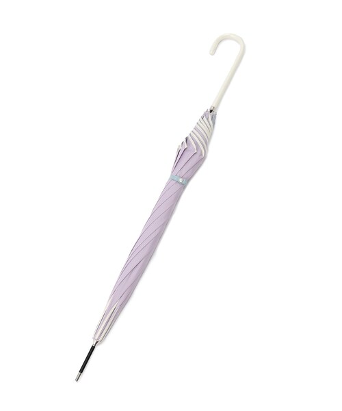 SHOO・LA・RUE（シューラルー）の「【長傘/because】バイカラーパイピングアンブレラ（長傘・レディース・アイボリー/ベージュ/ライトパープル/ブルー系その他/ピンク系・00）」の7枚目の写真