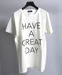 AMERICAN RAG CIE | AMERICANRAGCIE プリントTシャツ【HAVE A GREAT DAY】(Tシャツ/カットソー)