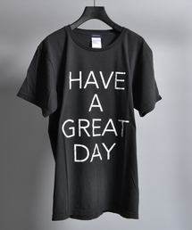 AMERICAN RAG CIE | AMERICANRAGCIE プリントTシャツ【HAVE A GREAT DAY】(Tシャツ/カットソー)