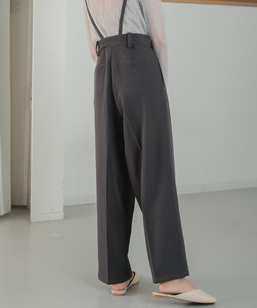 Bab（バブ）の「2WAYハイウエストスラックス（スラックス・レディース・ピンク/アイボリー/チャコールグレー・L/S/M）」の18枚目の写真