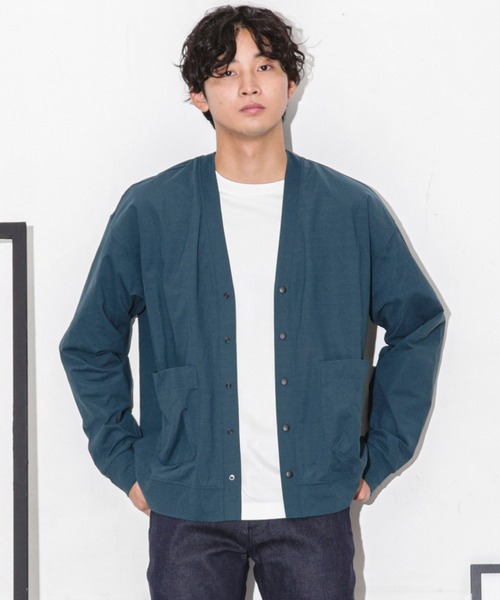 NANO universe(ナノユニバース)の「ストレッチワイドカーディガン(カーディガン/ボレロ・メンズ・ネイビー/ダークグリーン/ブラック・S/L/M)」の20枚目の写真