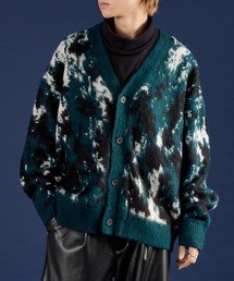 Adoon plain | マーブルパターンジャガードカーディガン(カーディガン/ボレロ)