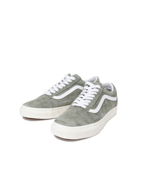 VANS(バンズ)の「VANS OLD SKOOL PIG SUEDE(スニーカー・メンズ・グレー・27/27.5/28/26.5/26)」の2枚目の写真