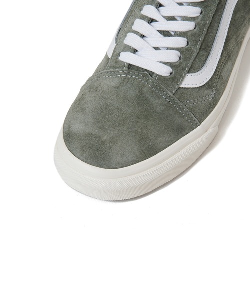 VANS(バンズ)の「VANS OLD SKOOL PIG SUEDE(スニーカー・メンズ・グレー・27/27.5/28/26.5/26)」の4枚目の写真