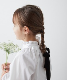 チャーム付きベルベットヘアリボン