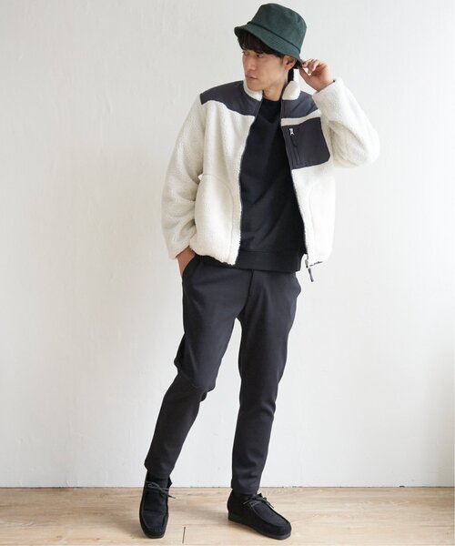 ikka（イッカ）の「【2WAY】リバーシブル切り替えボアブルゾン（ブルゾン・メンズ・チャコールグレー/ホワイト/ベージュ・L/M/S/XL）」の11枚目の写真