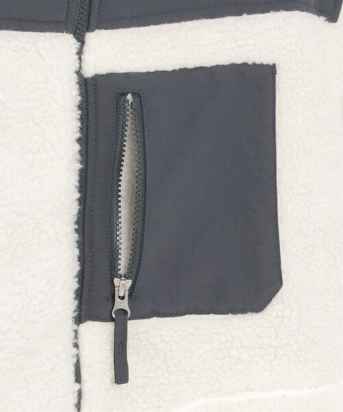ikka（イッカ）の「【2WAY】リバーシブル切り替えボアブルゾン（ブルゾン・メンズ・チャコールグレー/ホワイト/ベージュ・L/M/S/XL）」の22枚目の写真
