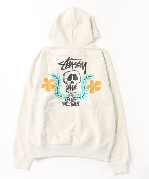 STUSSY（ステューシー）の「STUSSY/ステューシー Skull Crest Hoodie フーディー（パーカー・メンズ・ナチュラル・L）」の2枚目の写真