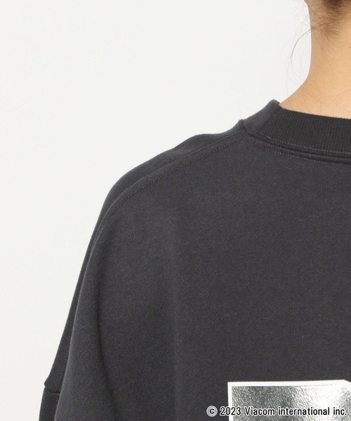 LOWRYS FARM(ローリーズファーム)の「MTVウラケプルオーバー 987380(スウェット・レディース・チャコールグレー/グレー/ブルー・FREE)」の7枚目の写真