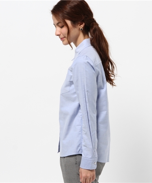 NATURAL BEAUTY BASIC（ナチュラルビューティーベーシック）の「【andGIRL 12月号掲載】【JJ 12月号掲載】オックスベーシックシャツ（シャツ/ブラウス・レディース・ホワイト系その他/ブルー・LARGE/SMALL/MEDIUM）」の11枚目の写真