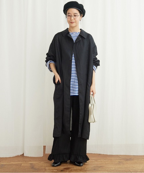 fig london ロングコート fig London(フィグロンドン)の「○through coat(その他