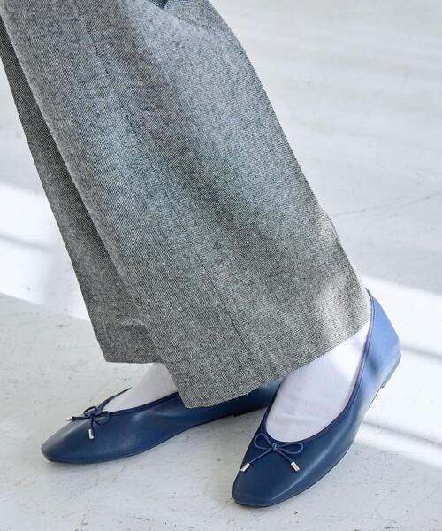 coen（コーエン）の「ウールMIXホームスパンイージーワイドパンツ（スラックス・レディース・ブラック/グレー/モカ・M/L）」の15枚目の写真