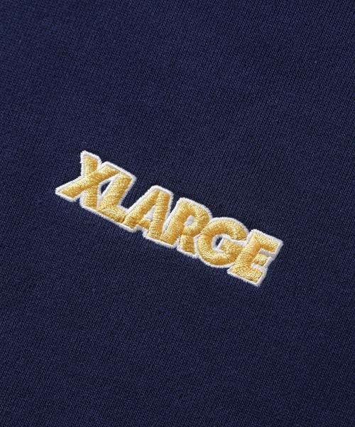 XLARGE（エクストララージ）の「【販売終了】STANDARD LOGO ZIP HOODED SWEATSHIRT（パーカー・メンズ・グリーン/ブラック/グレー/ネイビー・M/S/XL/L）」の6枚目の写真