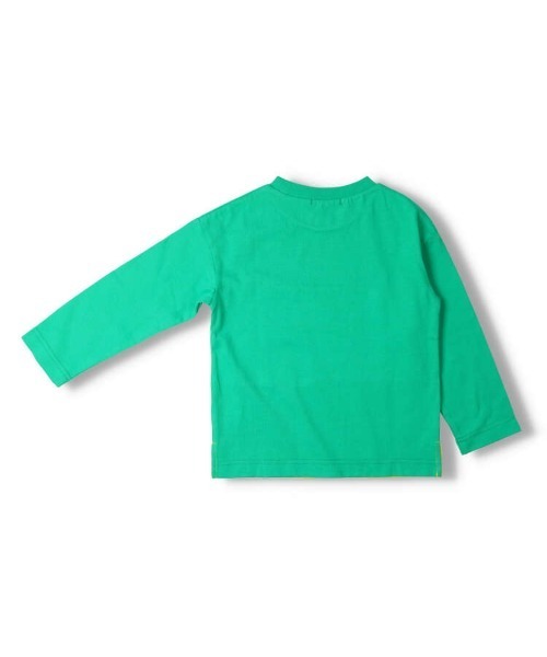Moujonjon(ムージョンジョン)の「切替長袖Tシャツ(Tシャツ/カットソー・キッズ・ネイビー/グリーン・130/90/110/80/140/100/120)」の11枚目の写真
