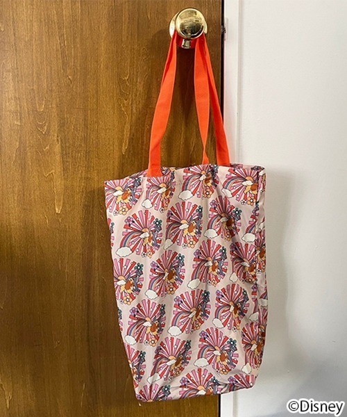 Me%(ミィパーセント)の「【Disney】エコバッグ 994258(ショルダーバッグ・レディース・その他1/ブルー系その他/ホワイト・FREE)」の1枚目の写真