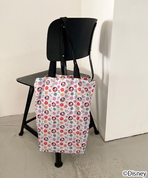 Me%(ミィパーセント)の「【Disney】エコバッグ 994258(ショルダーバッグ・レディース・その他1/ブルー系その他/ホワイト・FREE)」の2枚目の写真