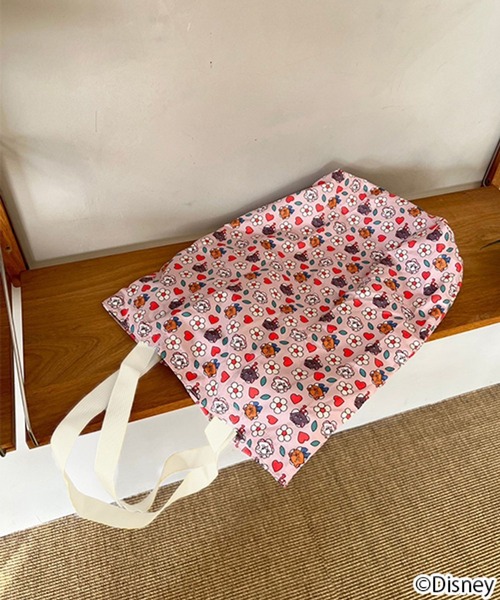 Me%(ミィパーセント)の「【Disney】エコバッグ 994258(ショルダーバッグ・レディース・その他1/ブルー系その他/ホワイト・FREE)」の8枚目の写真