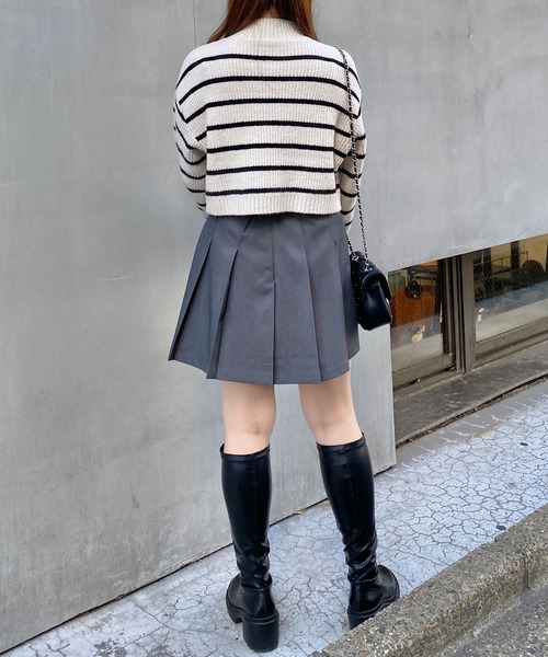 INGNI(イング)の「サイドビットプリーツスカパン(その他パンツ・レディース・ブラック/グレー/グレー系その他2・FREE)」の6枚目の写真