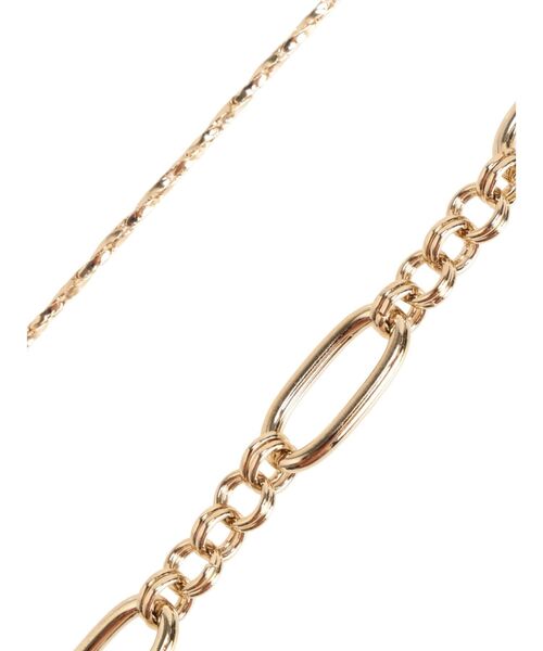 EMODA（エモダ）の「ダブルチェーンプレートネックレス（ネックレス・レディース・シルバー/ゴールド・FREE）」の7枚目の写真