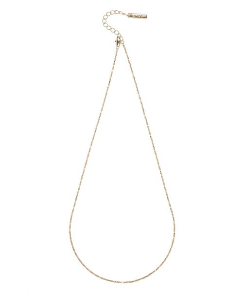 EMODA（エモダ）の「ダブルチェーンプレートネックレス（ネックレス・レディース・シルバー/ゴールド・FREE）」の9枚目の写真