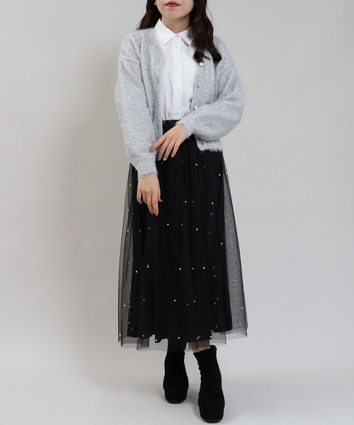 ASTORIA ODIER(アストリアオディール)の「襟付きブラウス(シャツ/ブラウス・レディース・サックスブルー/ホワイト・MEDIUM)」の10枚目の写真
