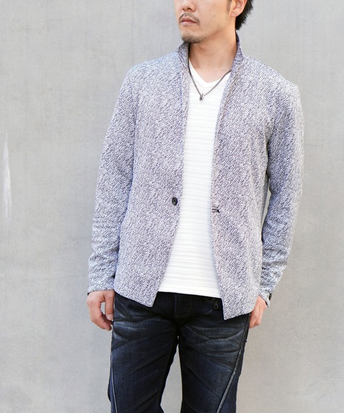 HIDEAWAYS NICOLE（ハイダウェイニコル）の「地柄プリントアラカルトジャケット（カーディガン/ボレロ・メンズ・チェック/その他1/その他2・MEDIUM/LARGE/X-LARGE）」の19枚目の写真