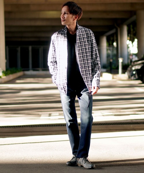 HIDEAWAYS NICOLE（ハイダウェイニコル）の「地柄プリントアラカルトジャケット（カーディガン/ボレロ・メンズ・チェック/その他1/その他2・MEDIUM/LARGE/X-LARGE）」の20枚目の写真