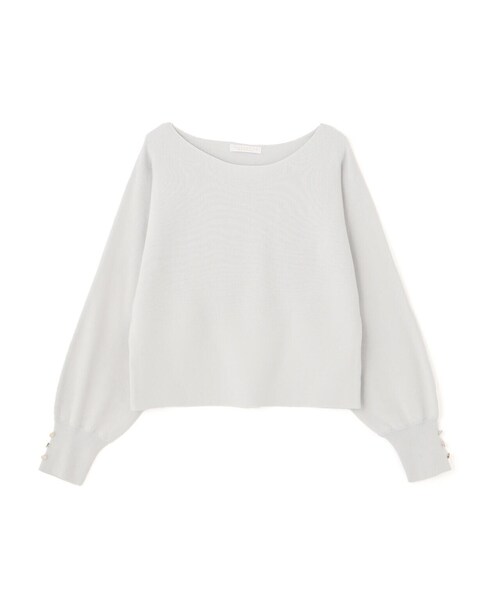 PROPORTION BODY DRESSING（プロポーションボディドレッシング）の「ショート丈総針ニット / 1214170207（ニット/セーター・レディース・ライトグリーン/グレー/ベージュ・MEDIUM/SMALL）」の11枚目の写真