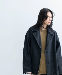 JUNRED | ヴィンテージデニムビッグカラーブルゾン(ブルゾン)