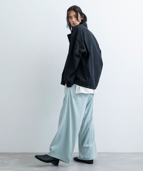 JUNRED（ジュンレッド）の「ヴィンテージデニムビッグカラーブルゾン（ブルゾン・メンズ・ブラック/ネイビー・S/M/L）」の20枚目の写真