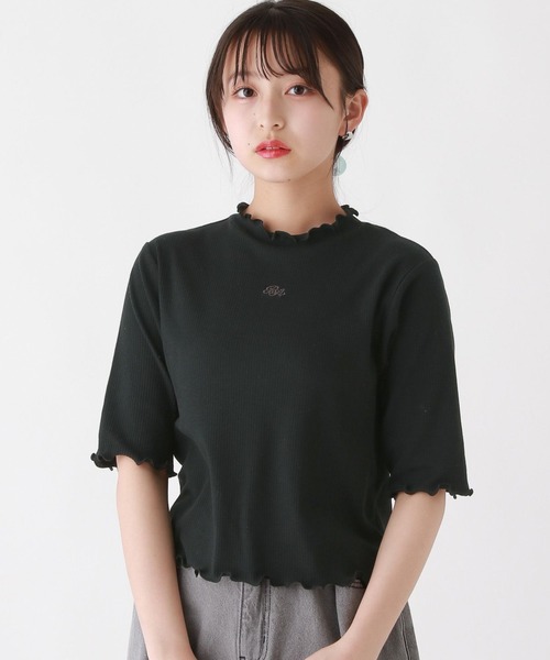 repipi armario（レピピ アルマリオ）の「テレコプチハイメロウトップス（Tシャツ/カットソー・キッズ・その他/ホワイト/イエロー/ブラック・LARGE/SMALL/MEDIUM）」の2枚目の写真