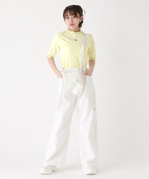 repipi armario（レピピ アルマリオ）の「テレコプチハイメロウトップス（Tシャツ/カットソー・キッズ・その他/ホワイト/イエロー/ブラック・LARGE/SMALL/MEDIUM）」の9枚目の写真